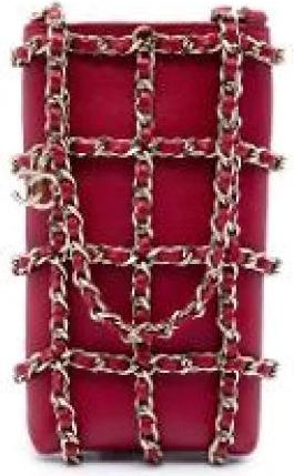 Chanel Pre-owned Tech Me Out Crossbody Bag - Dames - Vintage Mini Tas - Rood - ONE Size - Leer - Vintage