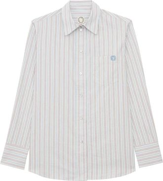 Ines De La Fressange Maureen Shirt - Dames - Overhemden - Grijs - L - Katoen - Overhemden