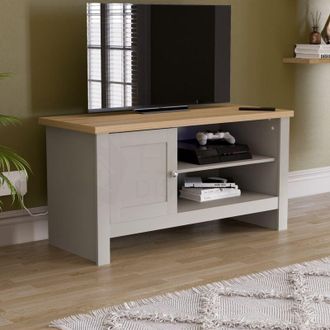 Home Discount Home Discount - Arlington 1 Door tv Unit Cabinet Stand Storage Unit, Grey