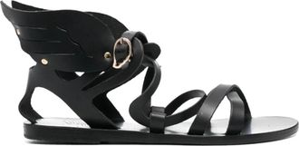 Ancient Greek Sandals Nephele Leren Sandalen - Dames - Sandalen - Zwart - 38 EU - Leer - Schoenen
