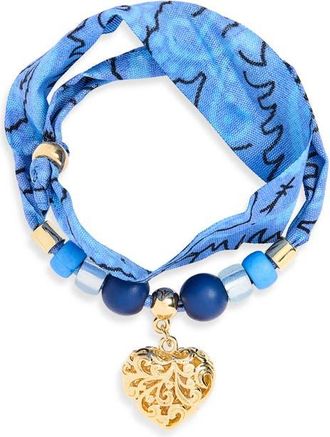 BP. Bandana Charm Bracelet in Blue at Nordstrom