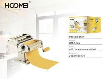 Trade Shop Trade Shop - Macchina Per La Pasta Fresca In Casa Cucina Hm5125 In Acciaio Nichel Pasta Maker