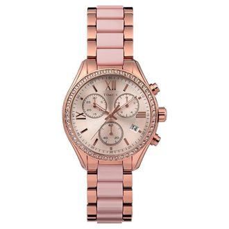 Timex Womens Classic Rose Gold Dial Watch