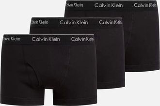 Calvin Klein Mens 3-Pack Cotton Classics Boxer Trunks, Black - Size: 32/30/31