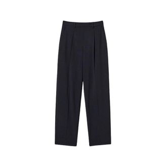 Twinset Klassieke Blauwe Broek - Dames - Wijde Broeken - Blauw - L - Polyester - Broeken