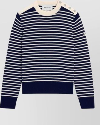 Ami wool crewneck jumper