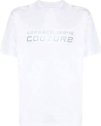 Versace Jeans Couture T-shirt - Heren - T-shirts - Wit - M - Tops