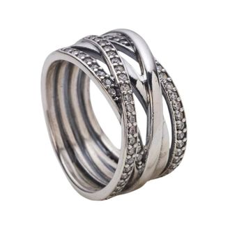 Pandora Dames, Accessoires, Grijs, Maat: 52 MM