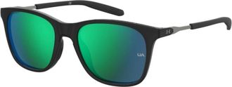 Under Armour Zwarte Resin Zonnebril voor Mannen - Heren - Zonnebrillen - Zwart - 54 MM - Accessoires