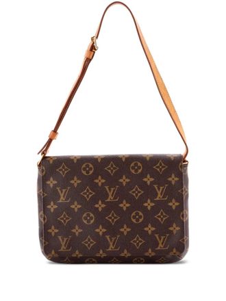 Louis Vuitton Musette Tango Handbag Monogram Canvas shoulder bag - women - Fabric - One Size - Brown
