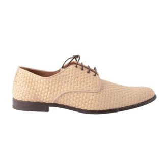 Dolce & Gabbana Laced Shoe - male - Dolce & Gabbana - Laced Shoes - Beige - 10 UK - Shoes