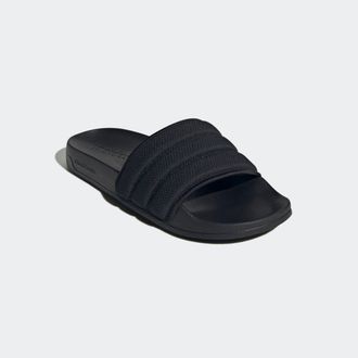 adidas Pantolette ADIDAS SPORTSWEAR ADILETTE NOSHOWER SLIDES, Damen, Gr. 43, schwarz (core schwarz, core schwarz, core schwarz), Textil, Schuhe Pantolette
