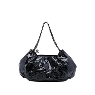 Chanel Pre-owned Leather chanel-bags - Dames - Pre-owned - Zwart - Maat: ONE Size Leer