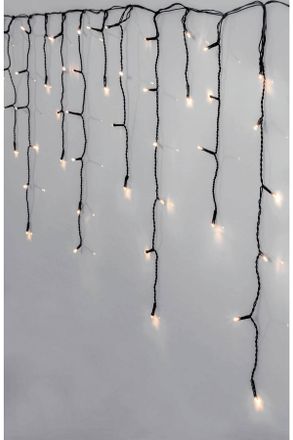 Eglo Lichtervorhang, Schwarz, Transparent, Kunststoff, 119 cm, Dekoration, Weihnachtsdekoration, Weihnachtsbeleuchtung