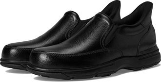 Rockport Ellworth Mens Shoes Black Leather : 11.5 W (EE)