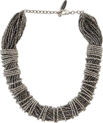 Brunello Cucinelli Silver Choker Necklace