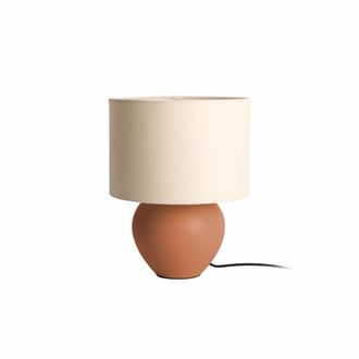 Leitmotiv Leitmotiv Alma L&aacute;mpara Marr&oacute;n Y Beige 32,5 Cm