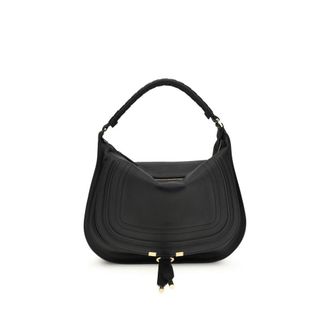 Chlo&eacute; Black Calf Leather Bos Taurus Shoulder Womens Bag