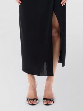 Andamane gia jersey long sleeve midi dress