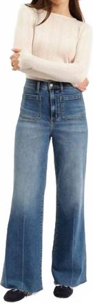 Daze Far Out High Rise Wide Leg Jeans In Vintage City