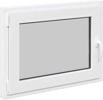 vidaXL Color Interno De Ventana De S&oacute;tano Blanco Risor 90 X 50 Cm Vidaxl