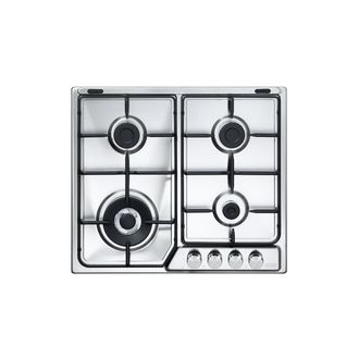 DeLonghi Placa De Cocina Empotrada De Longhi If 46 Asdv Sp N 58 Cm Gas 4 Fuegos Acero Inoxidable