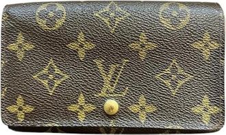 Louis Vuitton Pre-owned Wallets, male, Brown, Size: ONE SIZE Pre-owned Monogram Long Bifold Wallet