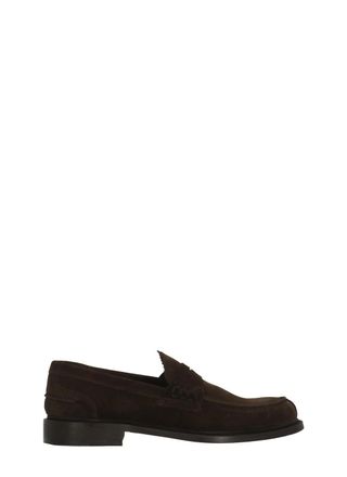 Berwick 1707 Brown Front Mask Suede Loafers