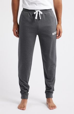 BOSS Mens Ease Pajama Joggers in Grey at Nordstrom, Size Xx-Large