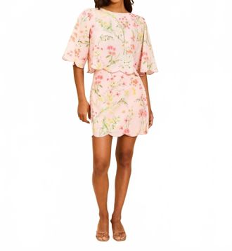 Mestiza New York Charlize Boat Neck Top In Rose Vines