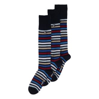 Freddy Pack 3 Calzini Lunghi a Righe in Cotone Elasticizzato