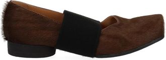 Uma Wang Ballerinas met Elastische Band - Dames - Ballerinas - Grijs - 35 EU - Leer - Schoenen