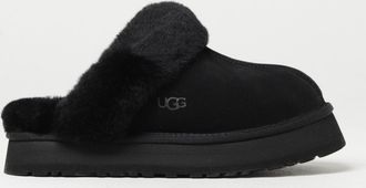 UGG Sabot Disquette Ugg in camoscio e pelliccia