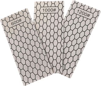 OEM 3-delige Diamant Steen Mesenslijper, Keuken Slijpgereedschap Met Anti-slip Basis, Reparatie Y Slijping Van Keukengereedschap