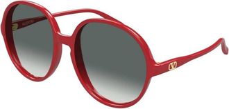 Valentino Vg 0017S Zonnebrillen - Dames - Zonnebrillen - Rood - 59 MM - Accessoires