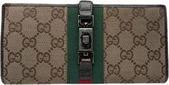 Gucci Pre-owned Wallets, female, Beige, Size: ONE SIZE Pre-owned Leather Wallet
