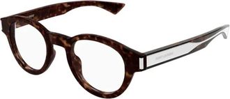 Saint Laurent Optical Frame - unisex - Brillen - Bruin - 46 MM - Accessoires