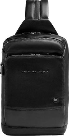 Piquadro Tassen, Heren, Zwart, ONE Size, Convertible to backpack, personalizable sling bag with i Pad compartment and Rfid protection
