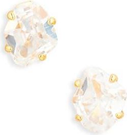 Kate Spade New York treasure trove stud earrings in Clear/Gold at Nordstrom Rack