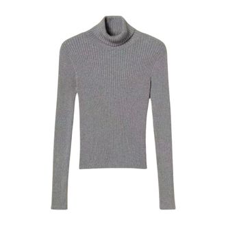 Twinset Maglione aderente con collo alto - - Knitwear - Donna - Grigio - L