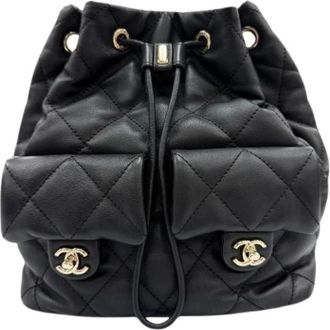 Chanel Pre-owned Vintage Backpack - Pre-owned - Mujer - Negro - ONE SIZE