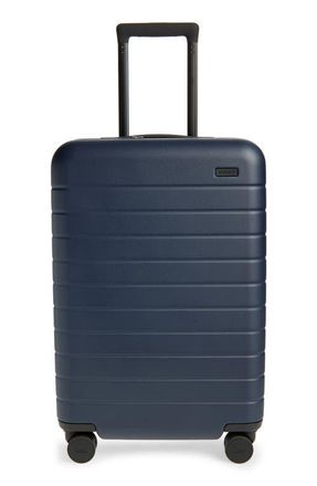AwAy The Bigger Carry-On Flex Suitcase in Navy Blue at Nordstrom