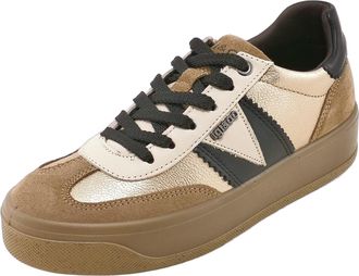 Igi & Co 8669922 AVA Platform Leather Sneakers, Champagne Mud, 4.5 UK