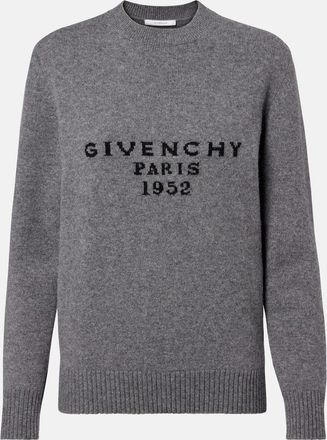 Givenchy Logo wool and cashmere sweater