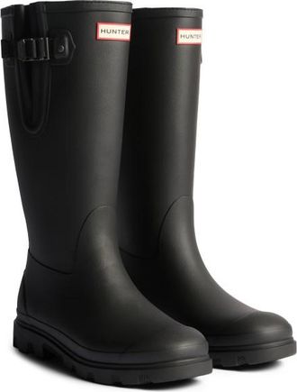 Hunter Field Downpour Adjustable Boot Neo Line Gummistiefel - Unisex | schwarz