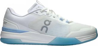 On Mens Roger Advantage Pro Shoes In White/chambray