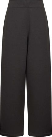 Christophe Lemaire Bruine Katoenen Wijde Pijp Broek - Dames - Straight fit broeken - Grijs - M - Katoen - Broeken