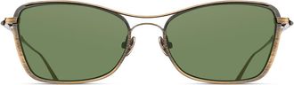 Matsuda M3147 AG Mens Sunglasses Gold Size 55