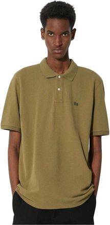 Woolrich Klassieke Amerikaanse Polo - Heren - Polos - Groen - M - Katoen - Tops