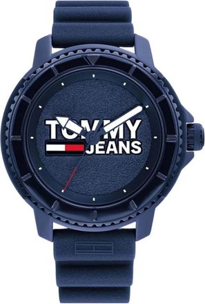 Tommy Hilfiger Accessoires, Heren, Blauw, ONE Size, Tokyo Horloge